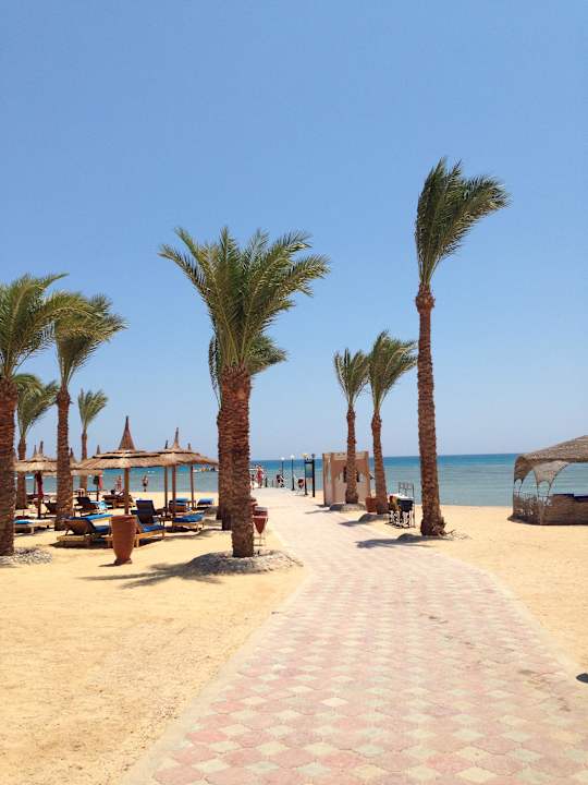 Vom Hotel fällt man 1x um und ist am Strand  Pickalbatros Palace Resort