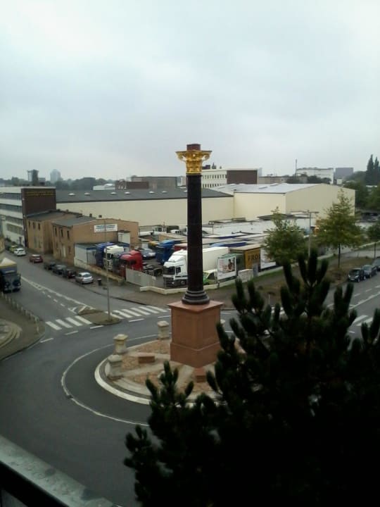 Blick vom Balkon Apartment-Hotel Hamburg Mitte