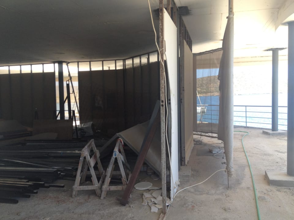 Bauarbeiten im ganzen Hotel Elounda Bay Palace Hotel