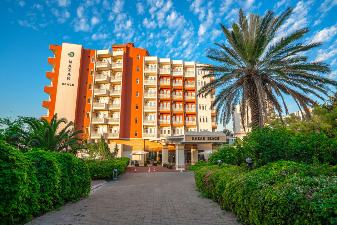 Außenansicht Hotel Nazar Beach