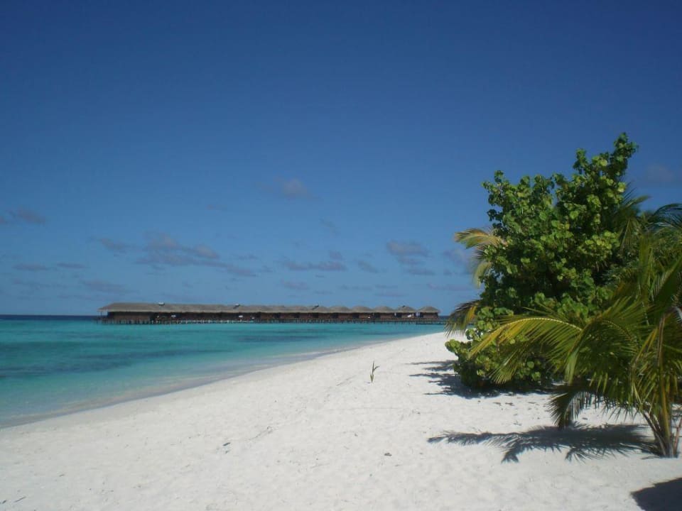 Strand bei den Delux-Bungis Filitheyo Island Resort