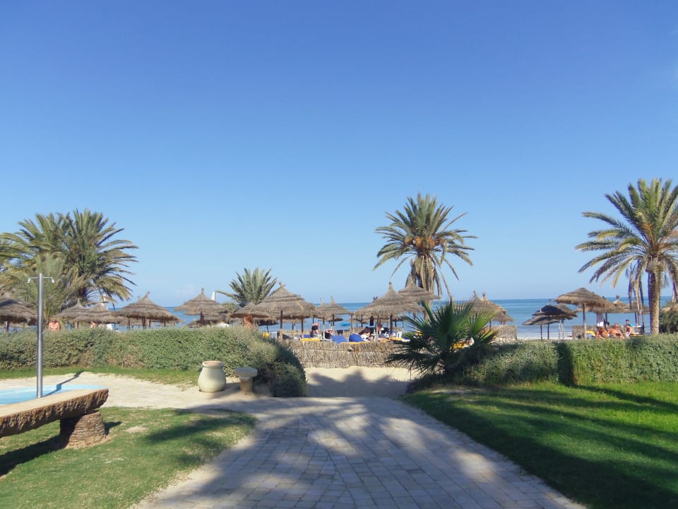 Zugang zum Meer Hotel Eden Star