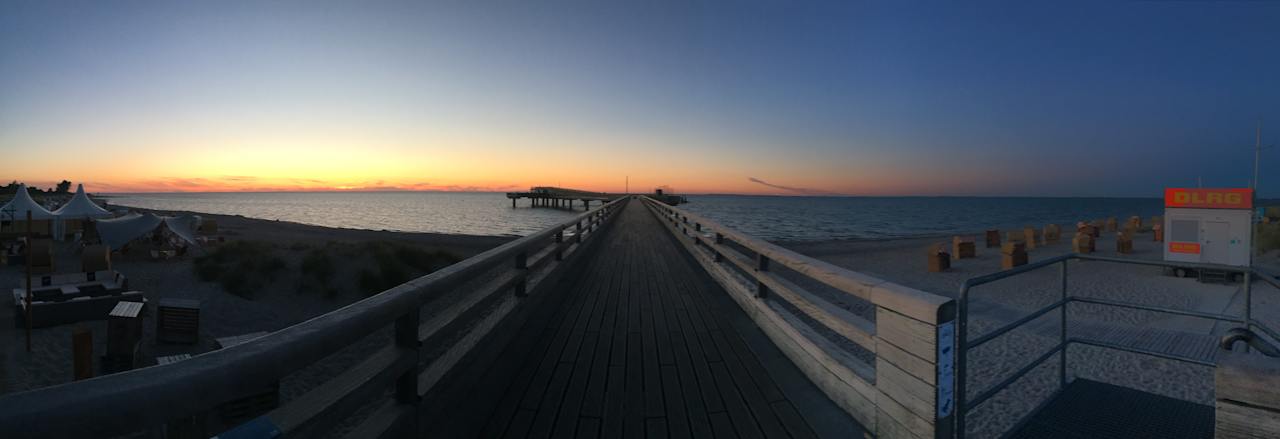 Ausblick Bretterbude Heiligenhafen