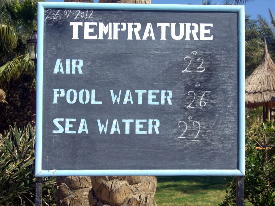 Temperaturen am 27.02.2012 Siva Grand Beach