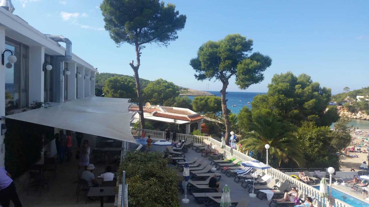 Außenterasse Sandos El Greco Beach Hotel 16+