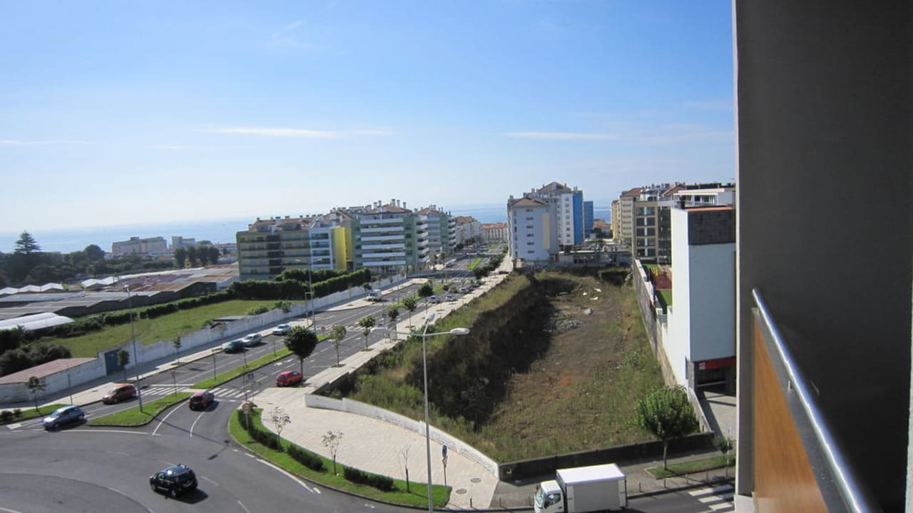 Ausblick von 4. Stock Richtung Stadt VIP Executive Azores Hotel