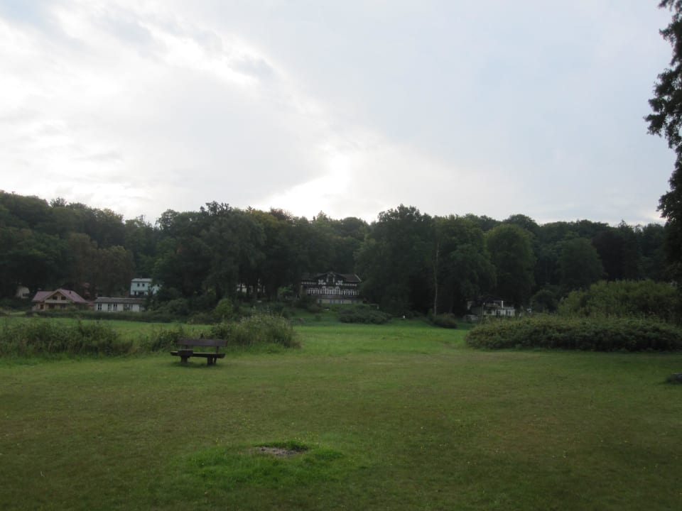 Stuersche Hintermühle  Blick vom See Seezeit Hotel Bad Stuer