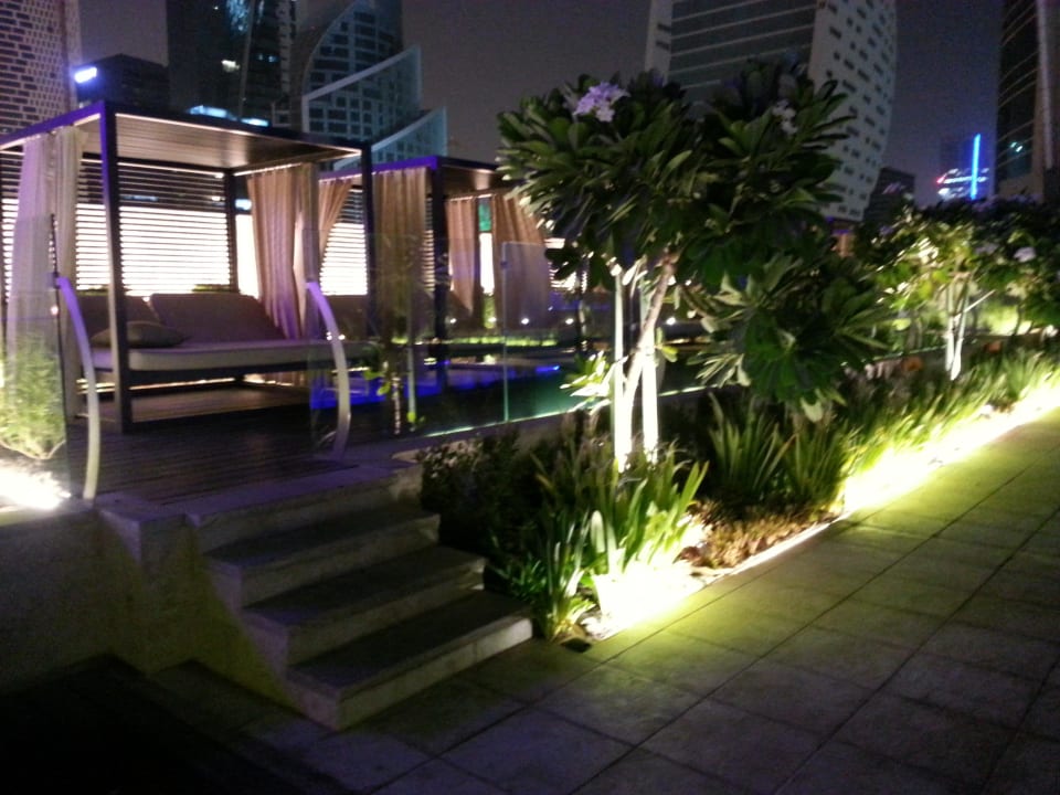 Tolle Beleuchtun JW Marriott Marquis Hotel Dubai