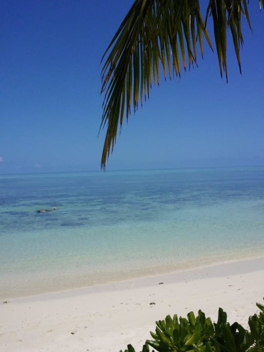 Aussicht vor unserm Bungalow Adaaran Select Hudhuran Fushi - Premium All Inclusive