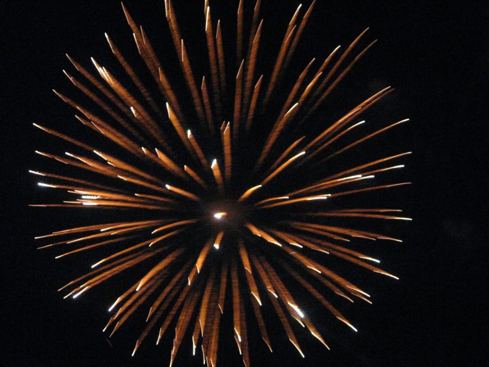 Feuerwerk am Gala-Abend Saturn Palace Resort Hotel