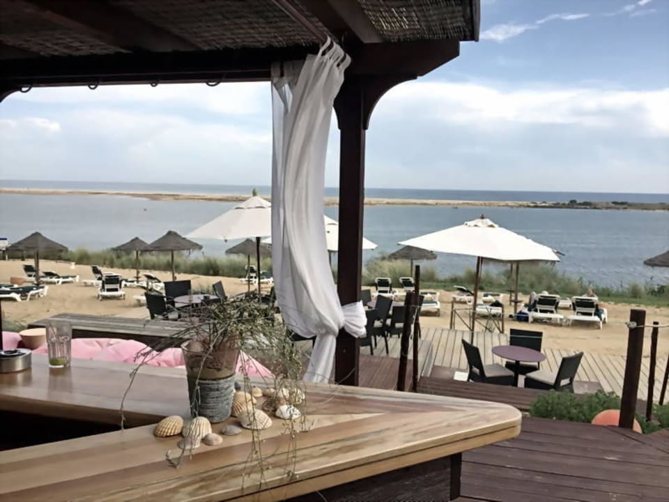 Blick von der Standbar zur Dübe ROBINSON QUINTA DA RIA