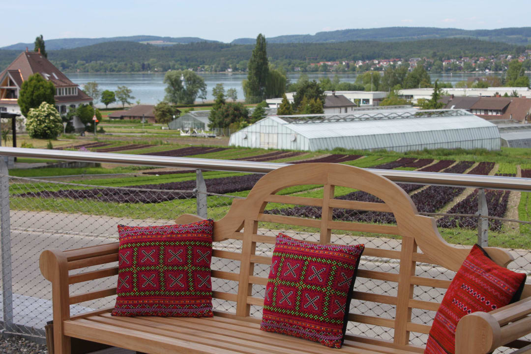 Blick von der Terrasse Hotel mein inselglück