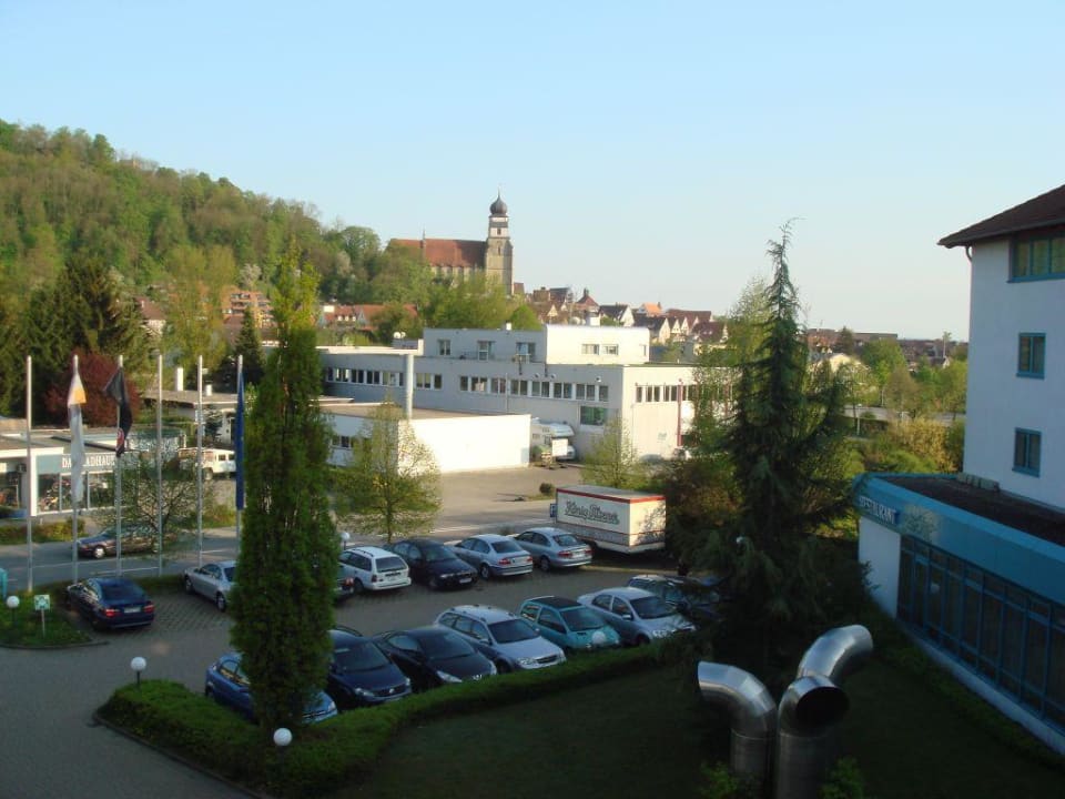 Ausblick vom Zimmer H+ Hotel Stuttgart Herrenberg