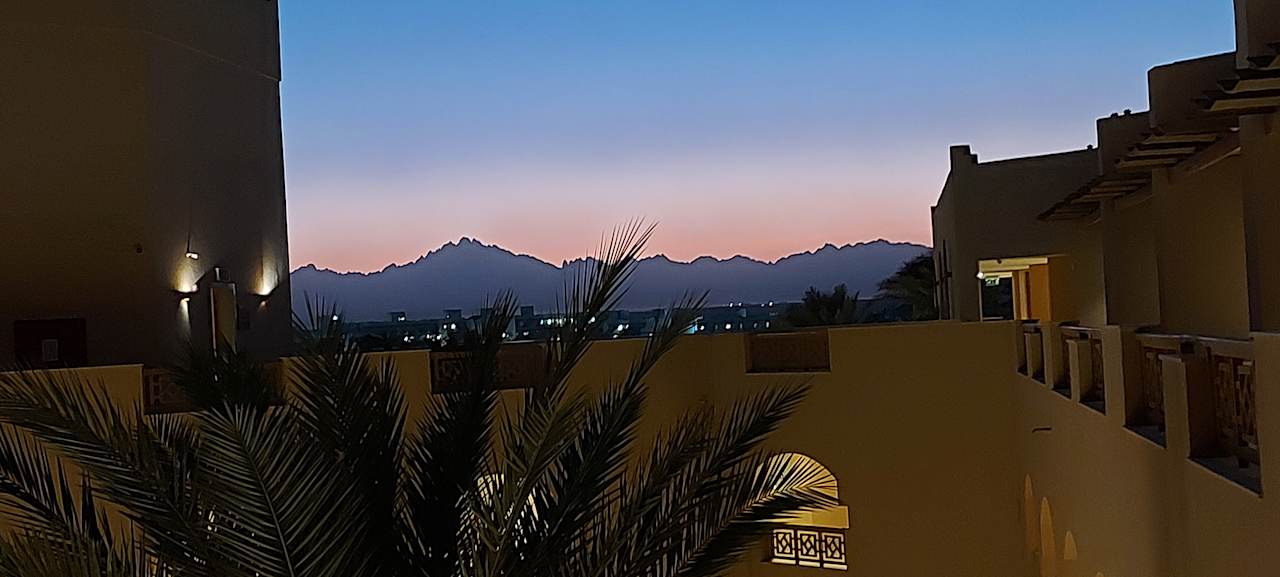 Ausblick Continental Hotel Hurghada