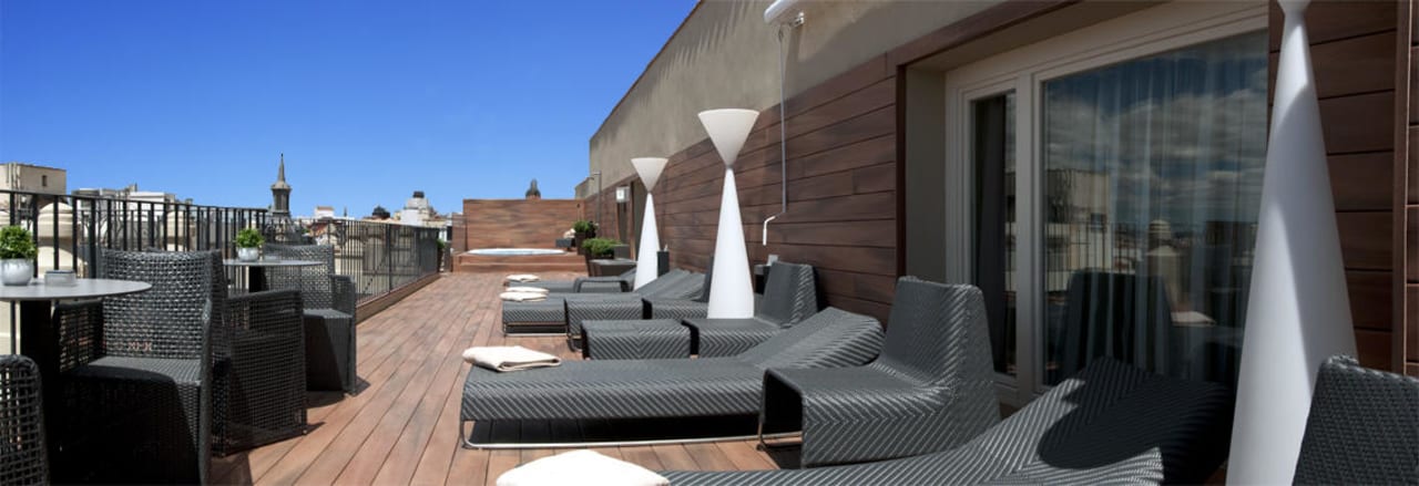 Terraza jacuzzi Hotel Catalonia Atocha