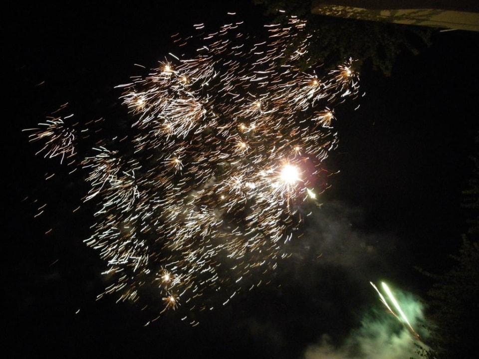 Feuerwerk griechischer Abend Kresten Palace Hotel