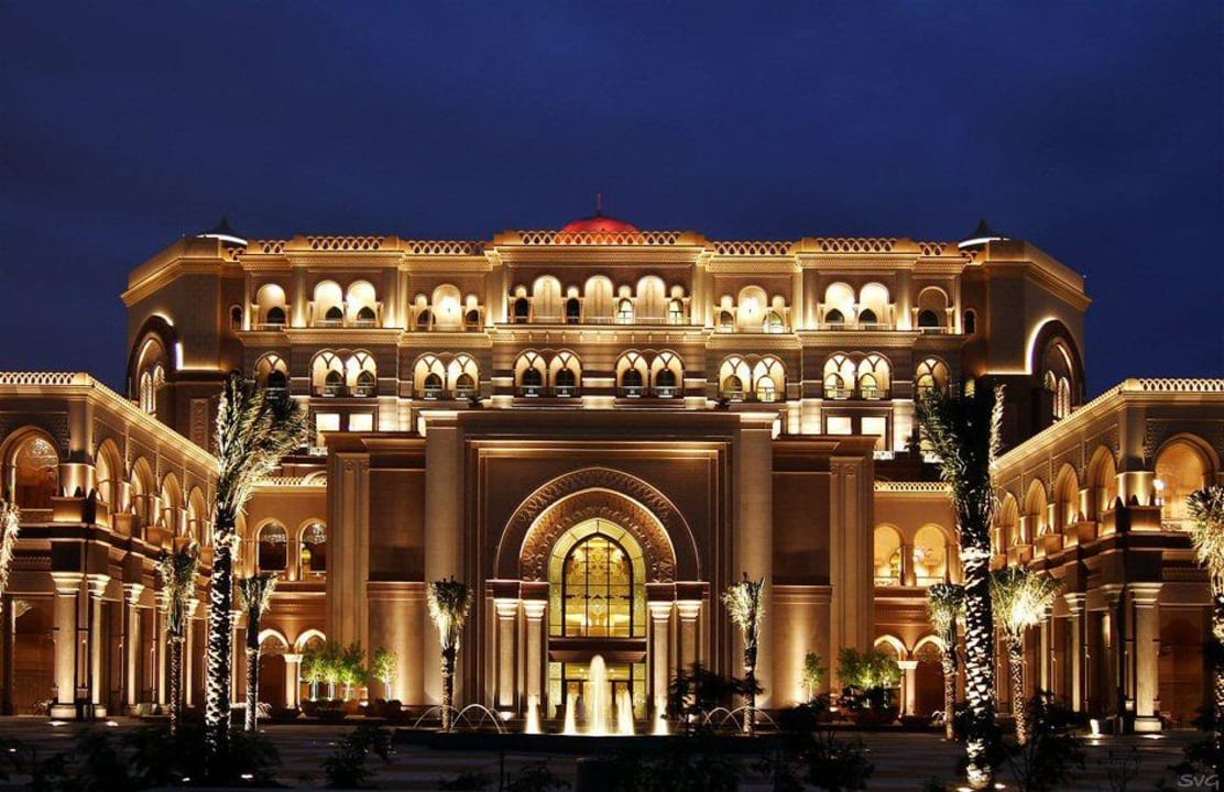 Emirates Palace Rückseite Emirates Palace Mandarin Oriental