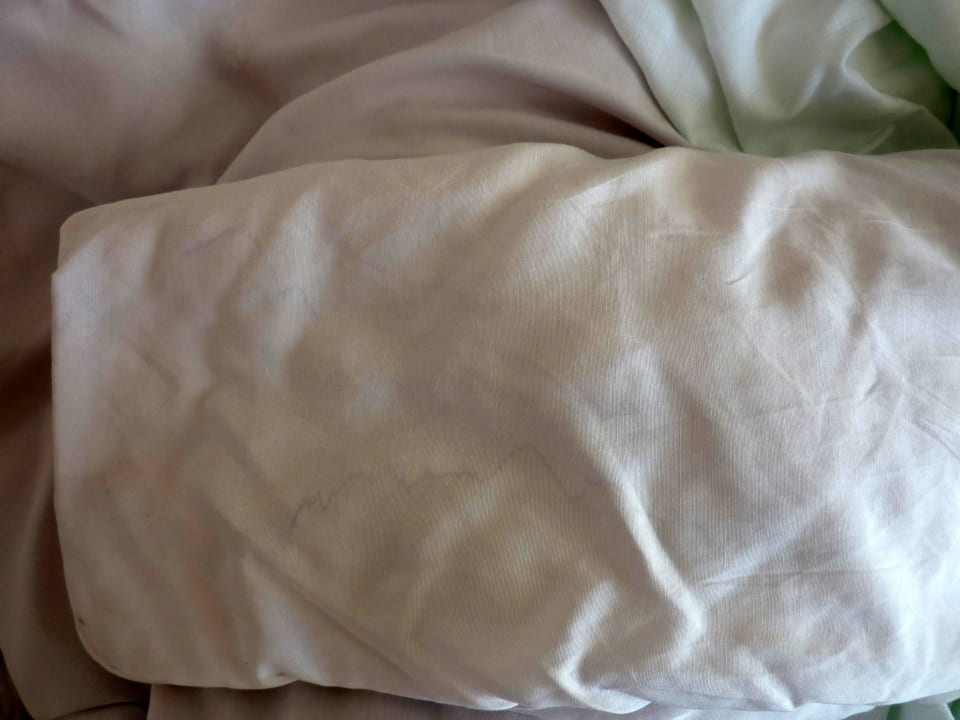 Undefinierbare Flecken im Bett Hotel Reinerhof