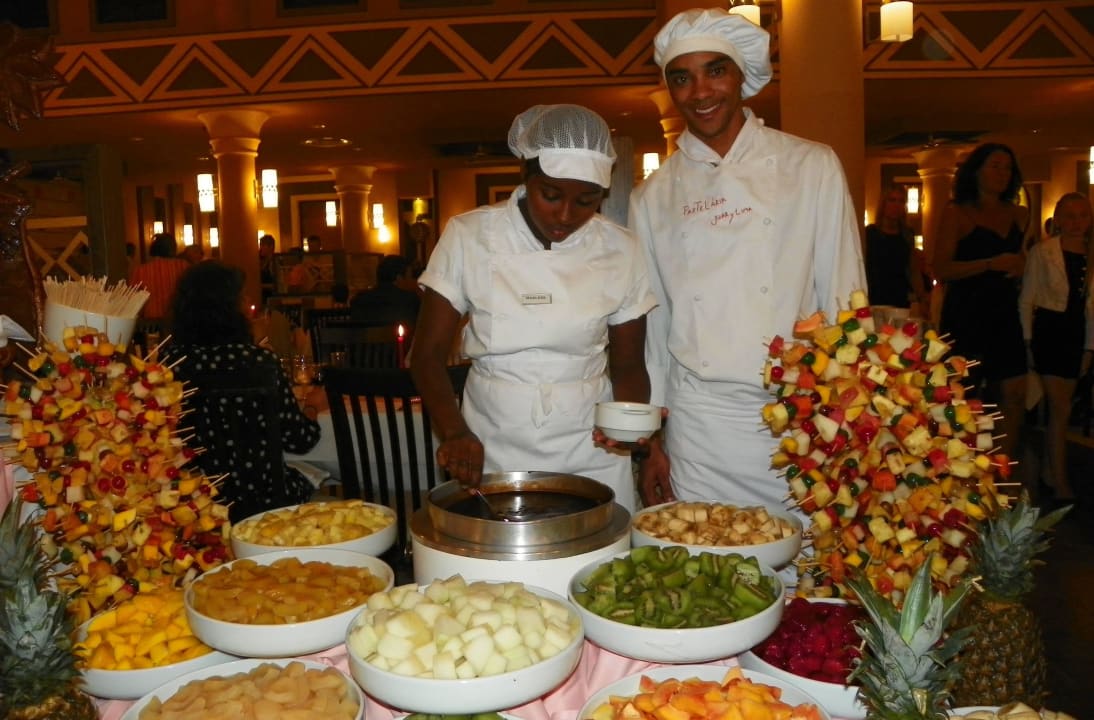 Silvesterbuffet Hotel Riu Touareg