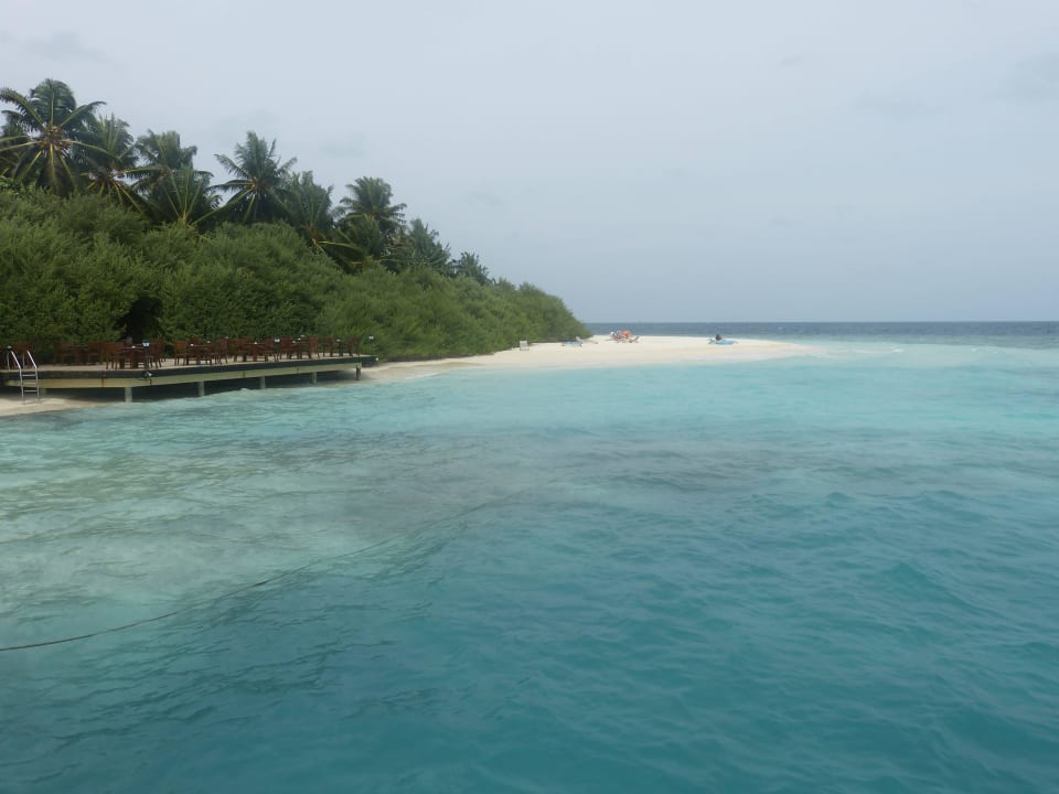 Blick vom Steg Embudu Village