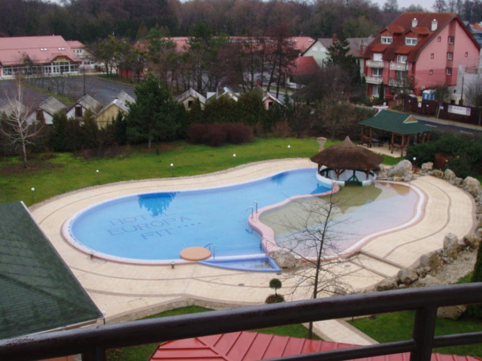 Vom Balkon zum Pool Hotel Europa Fit Superior Hévíz