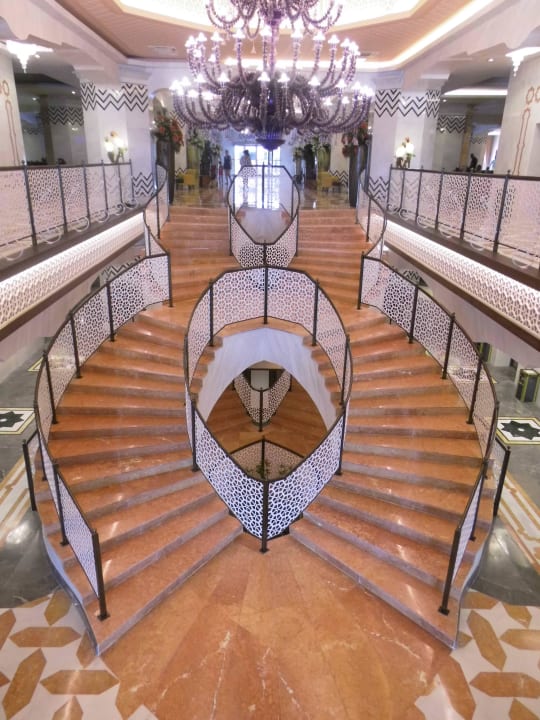 Treppenaufgang Royal Taj Mahal Hotel