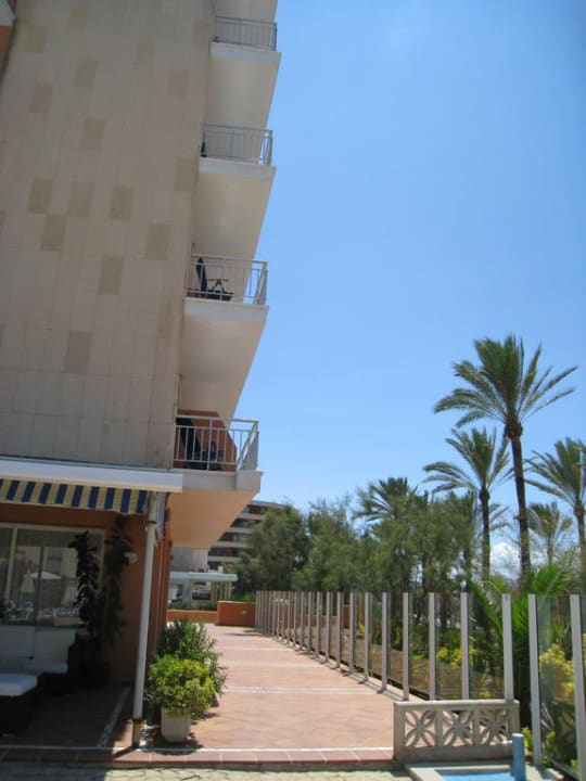 Von hier Blick aufs Meer HSM Golden Playa