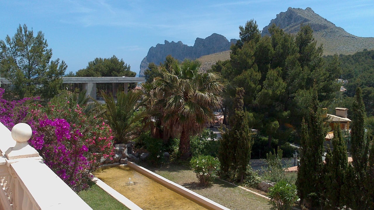 Vom Balkon in Richtung Meer La Moraleja The Quiet Hotel