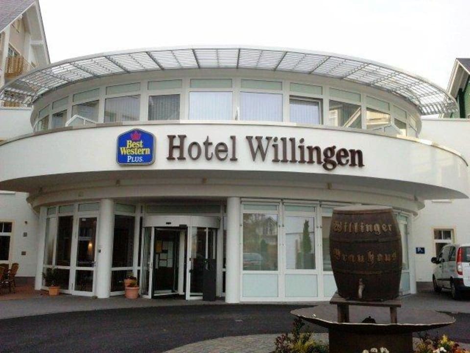 Hoteleingang Best Western Plus Hotel Willingen