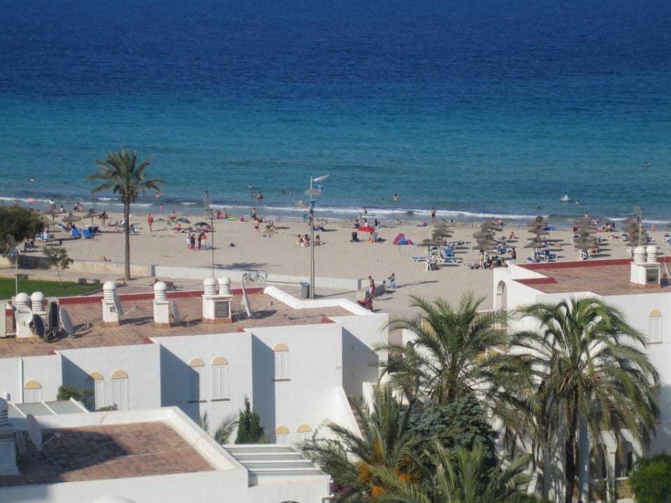 Ausblick vom Balkon Hipotels Bahia Grande