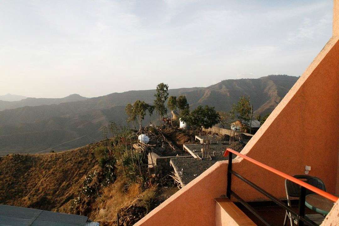 Blick vom Zimmer Panoramic View Hotel