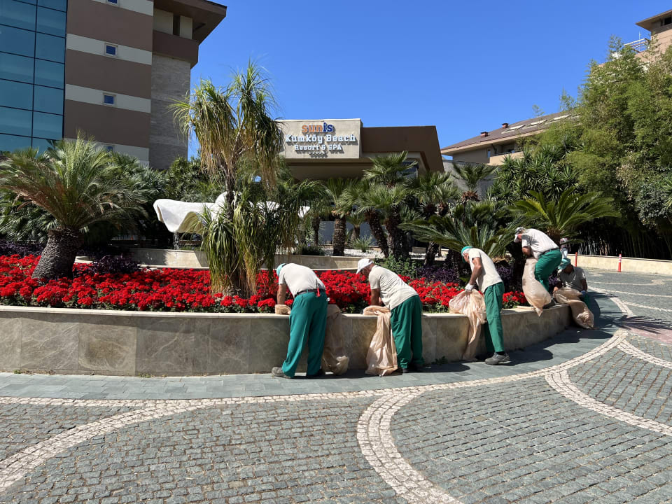 Gartenanlage Sunis Kumköy Beach Resort Hotel & Spa