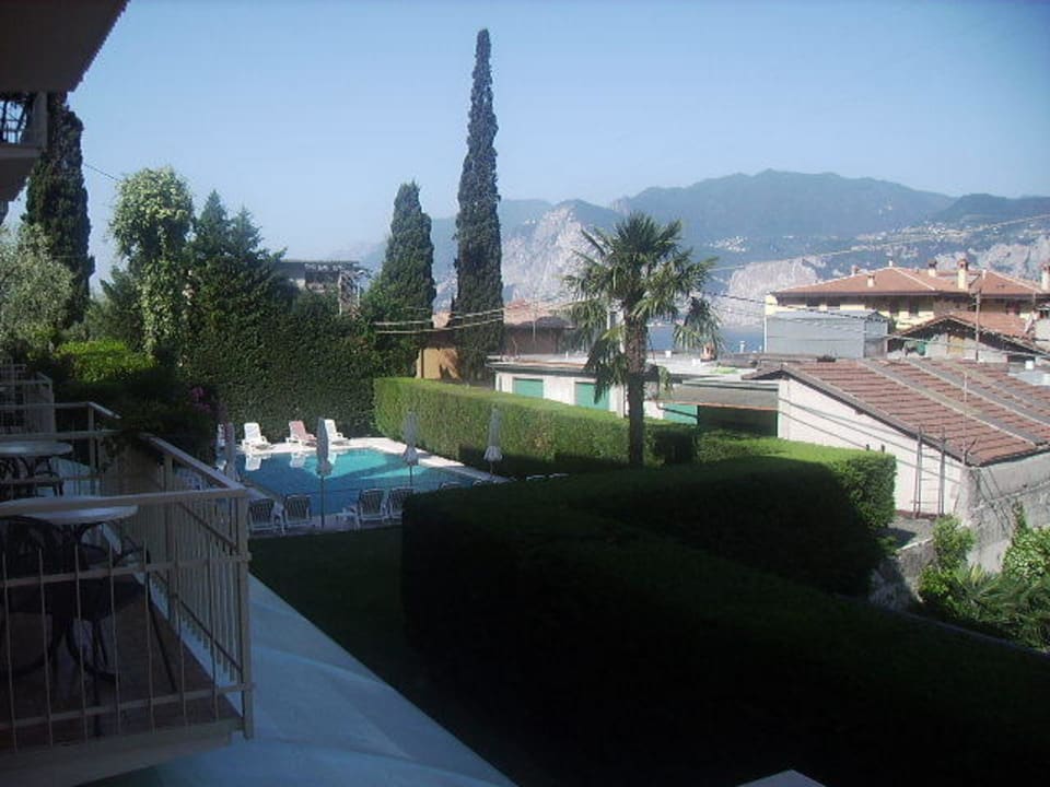 Aussicht vom Balkon Diana