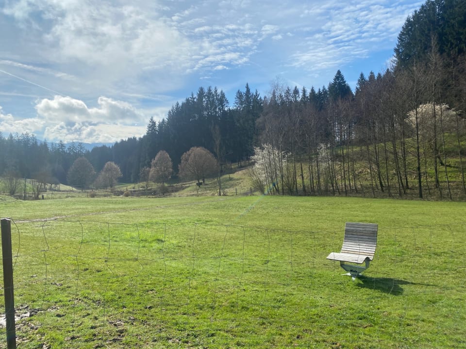 Ausblick S'Fleckli Bioland Ferienbauernhof