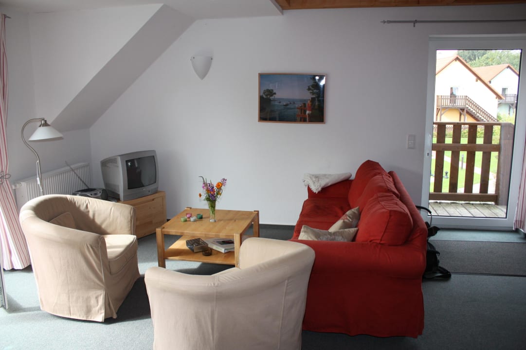 FeWo "Hase" im OG, Wohnbereich Müritzparadies Feriendorf Alte Fahrt