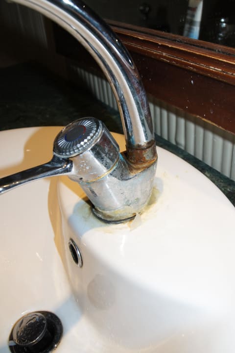 Veraltete Sanitäranlage Panorama Bungalows Resort El Gouna