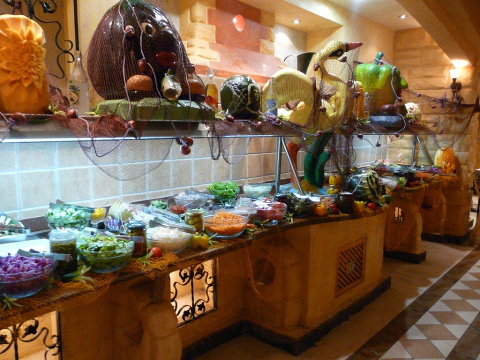 Das Salatbuffet Pickalbatros Alf Leila Wa Leila Resort - Neverland Hurghada