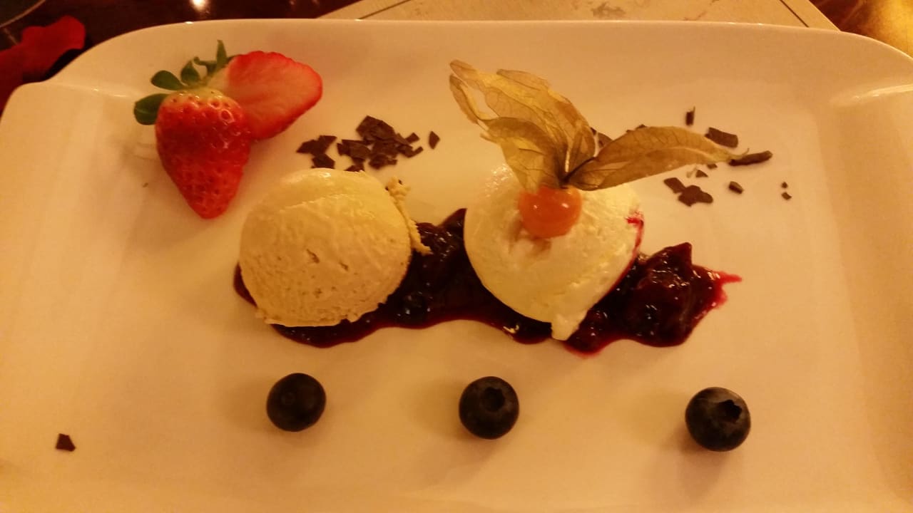 Dessert Candlelight-Dinner Waldhotel Silbermühle