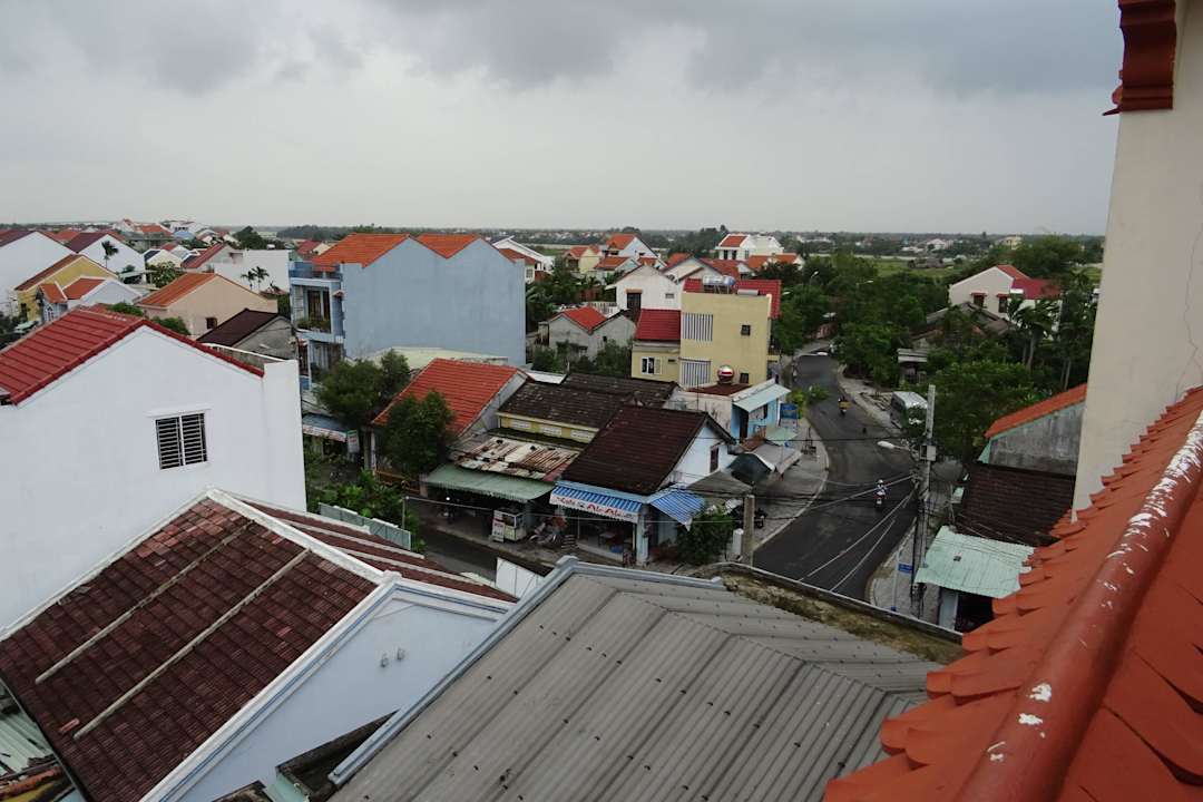 Blick aus dem Restaurant Hoi An Lantern Hotel
