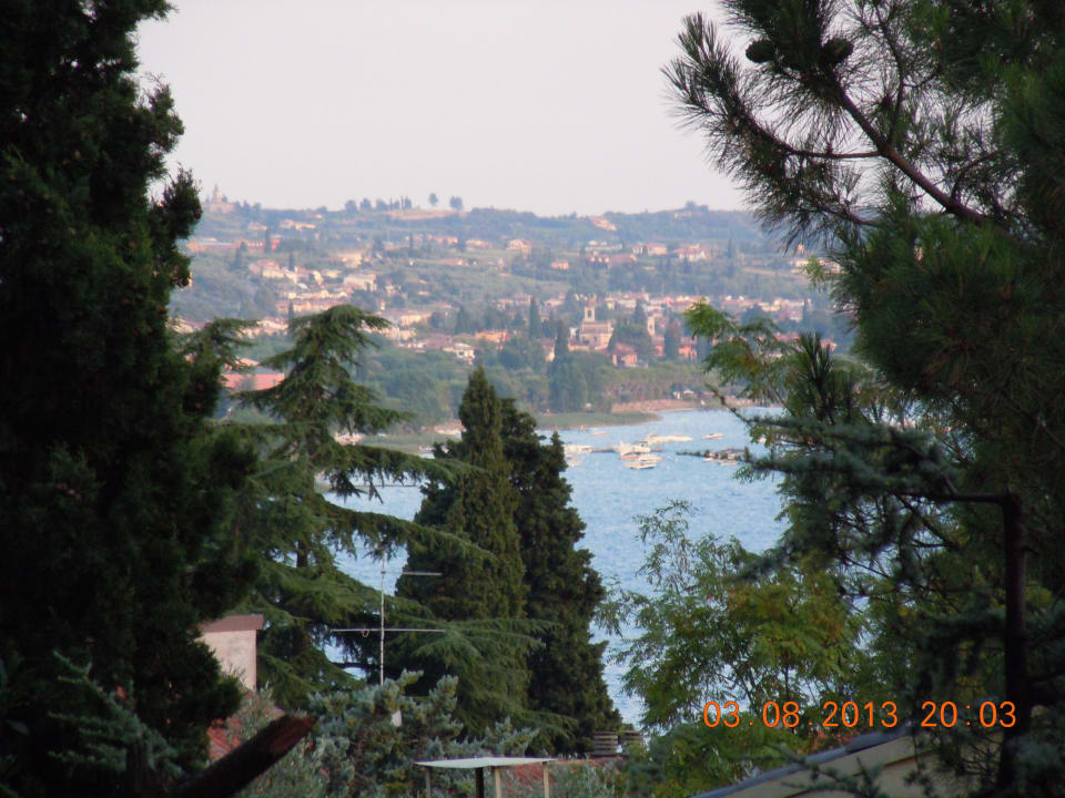 Terrassenblick nach Garda Hotel Marco Polo