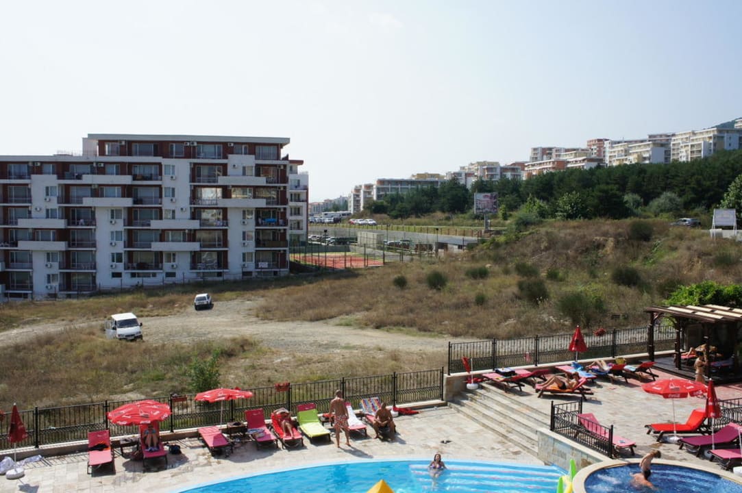 From the balcony Hotel Tiva del Mar Beach