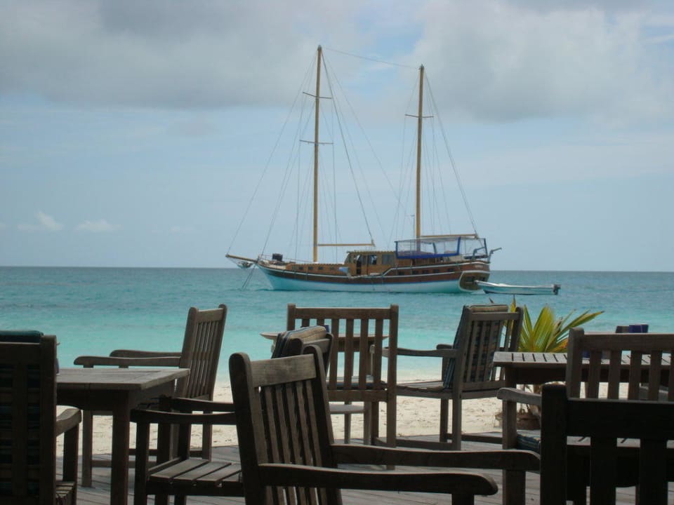 Aussicht von der Bar Meeru Maldives Resort Island