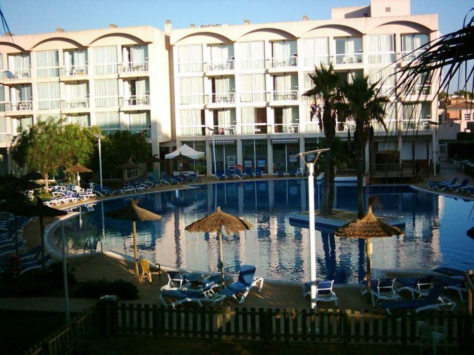 Der Blick vom Balkon Hotel Zafiro Alzinar Mar