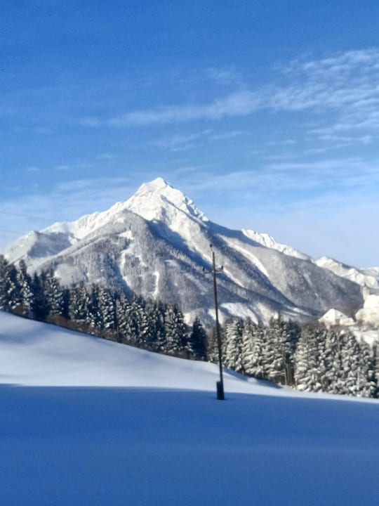 Bei der Abfahrt Familienbauernhof Grossgrub