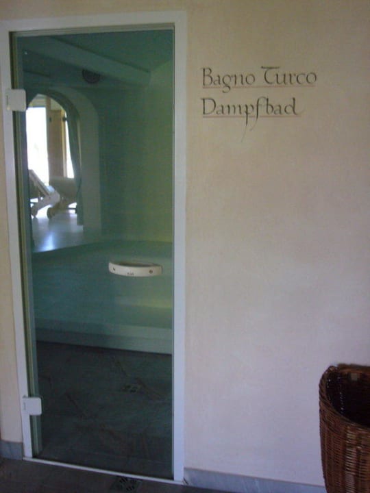 Steam bath, Dampfbad. Hotel Mareo Dolomites