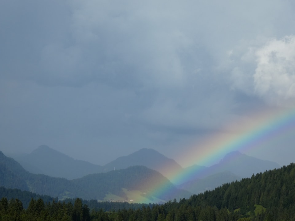 Ausblick Bio-Bauernhof Oberhochstätt