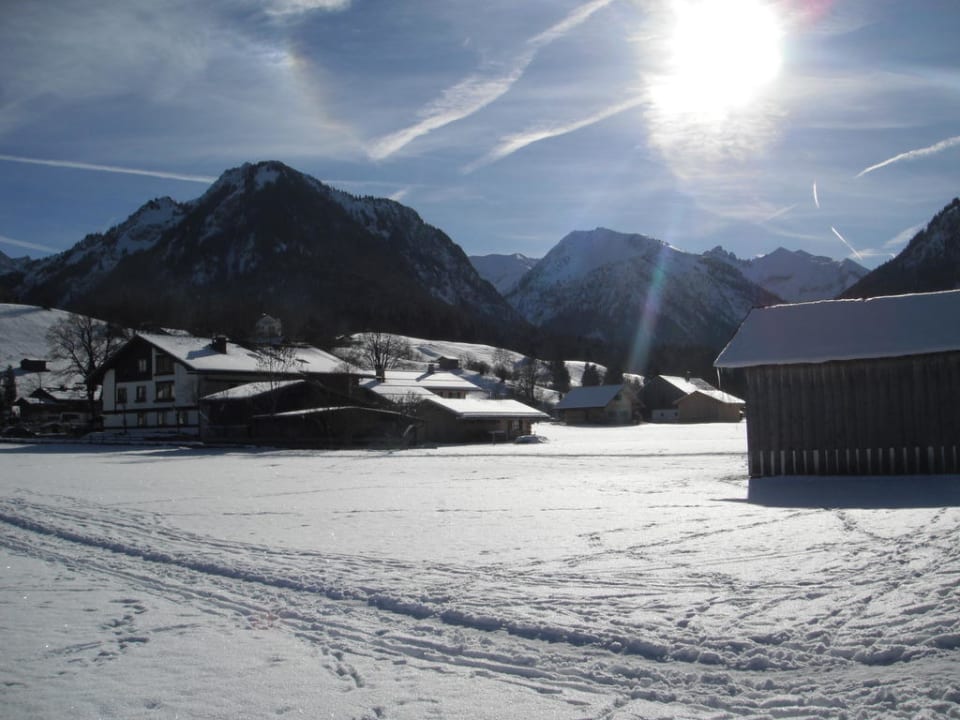 Langlauf Loipe  Gästehaus Heidler