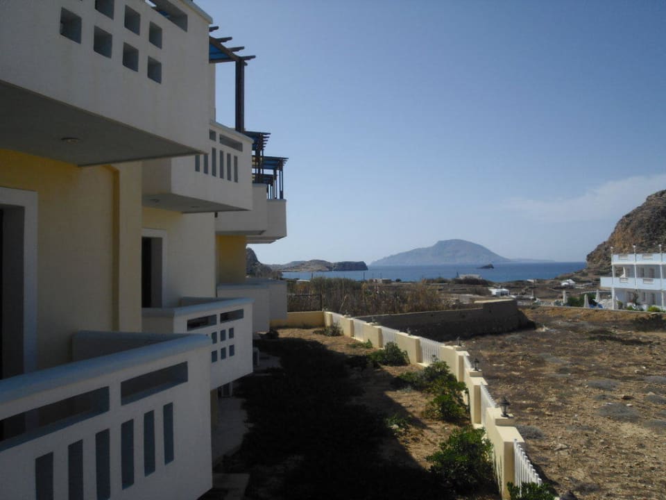 Ausblick zum Meer Arkasa Bay Hotel