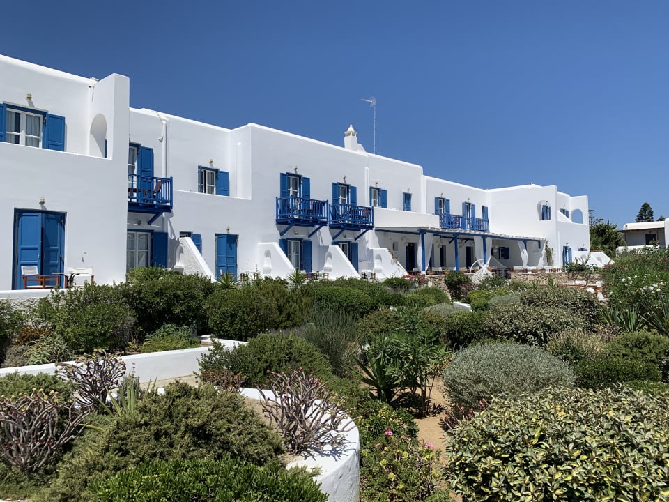 Außenansicht Erato Hotel Mykonos