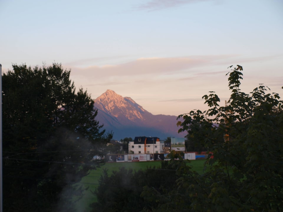 Morgenausblick vom Zimmer Austria Classic Hotel Hölle